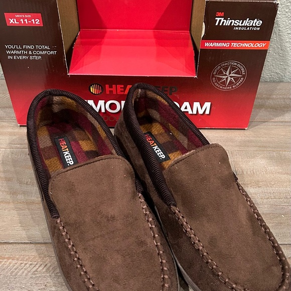 Brand New 3M THINSULATE INSULATION Memory Foam Slippers Men’s Size XL 11-12 - Picture 2 of 7